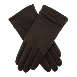Girls fashion vogue leather dressing gloves Youth Edition