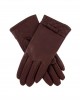 Girls fashion vogue leather dressing gloves Youth Edition