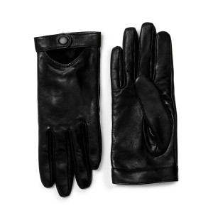 Cashmere Lambskin Leather Tech Gloves