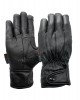 Winter genuine leather black CP gloves for men