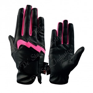 Synsi-feel™ leather equestrian gloves