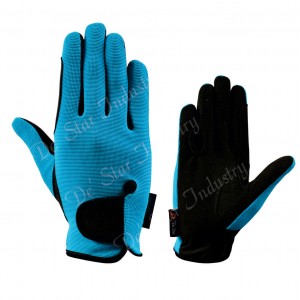Heritage crochet back riding gloves