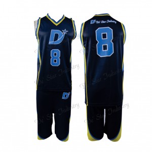 Custom design team basketball uniform